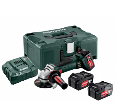 Metabo aku. ugaona brusilica W 18 LTX 125 Quick Set - Var Sistem