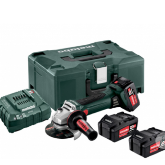 Metabo aku. ugaona brusilica W 18 LTX 125 Quick Set - Var Sistem