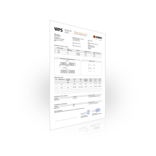 Kemppi WPS zavarivački standardi - Var Sistem